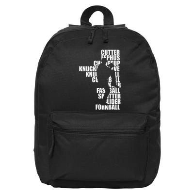 Pitcher Baseball Apparel Baseball 16 in Basic Backpack