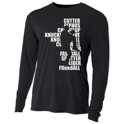 Pitcher Baseball Apparel Baseball Cooling Performance Long Sleeve Crew