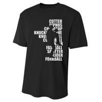 Pitcher Baseball Apparel Baseball Performance Sprint T-Shirt