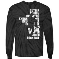 Pitcher Baseball Apparel Baseball Tie-Dye Long Sleeve Shirt