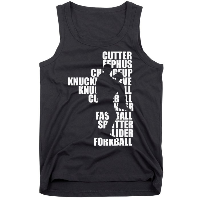 Pitcher Baseball Apparel Baseball Tank Top