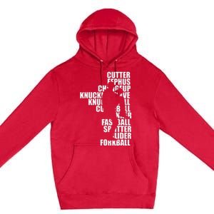 Pitcher Baseball Apparel Baseball Premium Pullover Hoodie