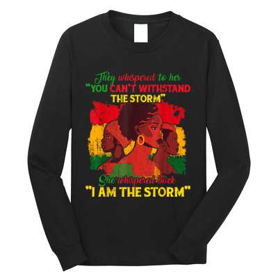 Proud Black African American Ladies Black History Month Long Sleeve Shirt