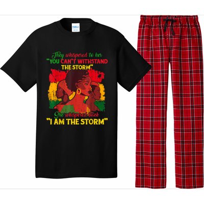 Proud Black African American Ladies Black History Month Pajama Set