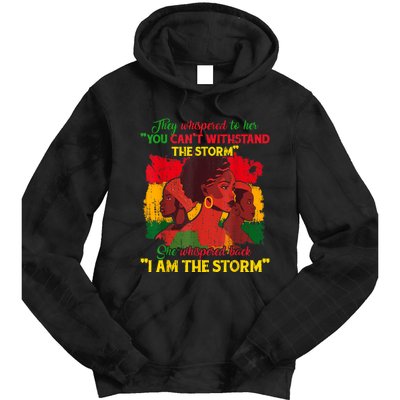 Proud Black African American Ladies Black History Month Tie Dye Hoodie