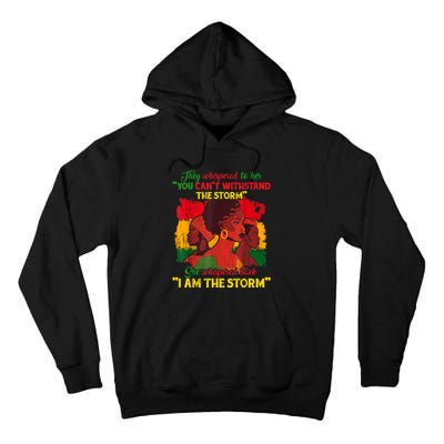 Proud Black African American Ladies Black History Month Tall Hoodie