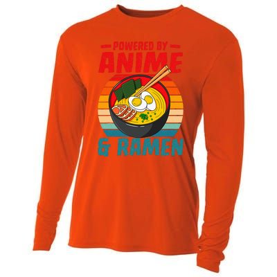 Powered By Anime & Ra Love Noodles  Cooling Performance Long Sleeve Crew