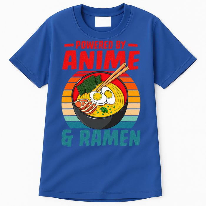 Powered By Anime & Ra Love Noodles  Tall T-Shirt