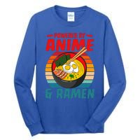 Powered By Anime & Ra Love Noodles  Tall Long Sleeve T-Shirt