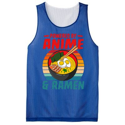 Powered By Anime & Ra Love Noodles  Mesh Reversible Basketball Jersey Tank