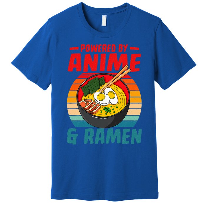 Powered By Anime & Ra Love Noodles  Premium T-Shirt