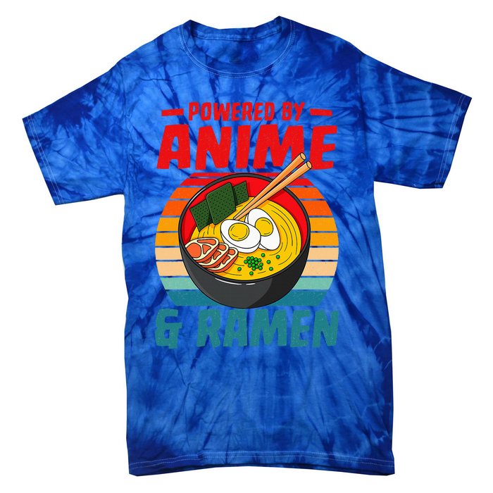 Powered By Anime & Ra Love Noodles  Tie-Dye T-Shirt