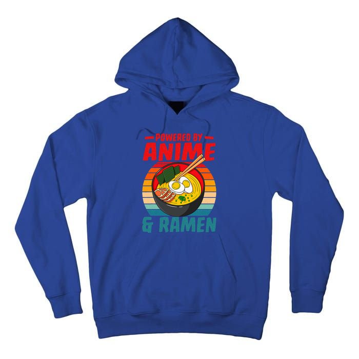 Powered By Anime & Ra Love Noodles  Tall Hoodie