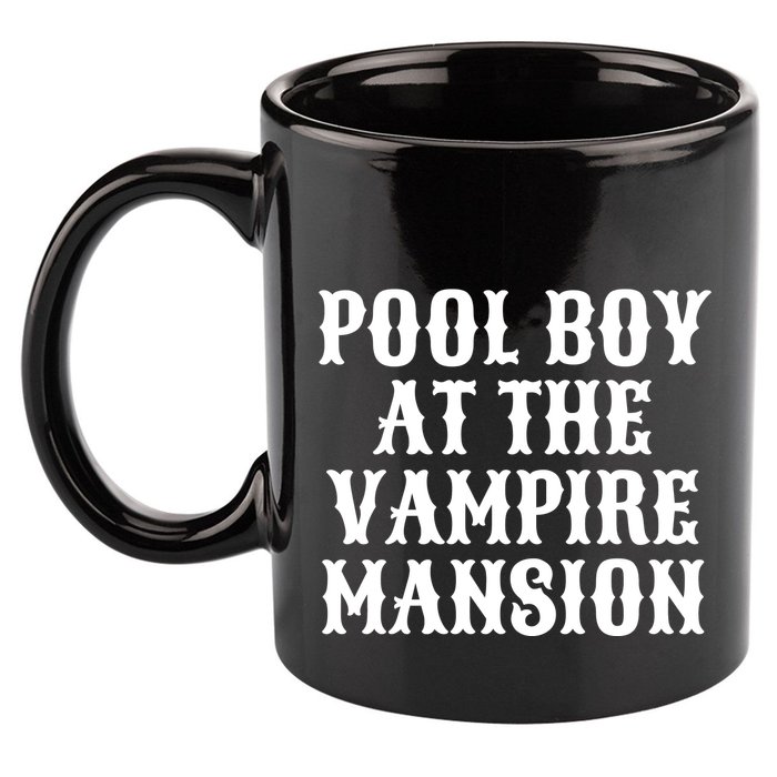 Pool Boy At The Vampire Mansion 11oz C Handle Ceramic Mug
