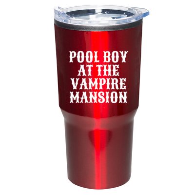 Pool Boy At The Vampire Mansion Tumbler