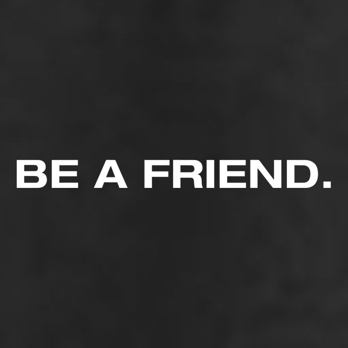 Patmcafeeshow Be A Friend Cool Comfort Performance Bucket Hat
