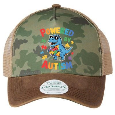 Powered By Autism For Autism Awareness Legacy Tie Dye Trucker Hat