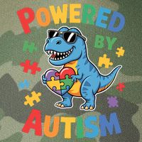 Powered By Autism For Autism Awareness Legacy Tie Dye Trucker Hat