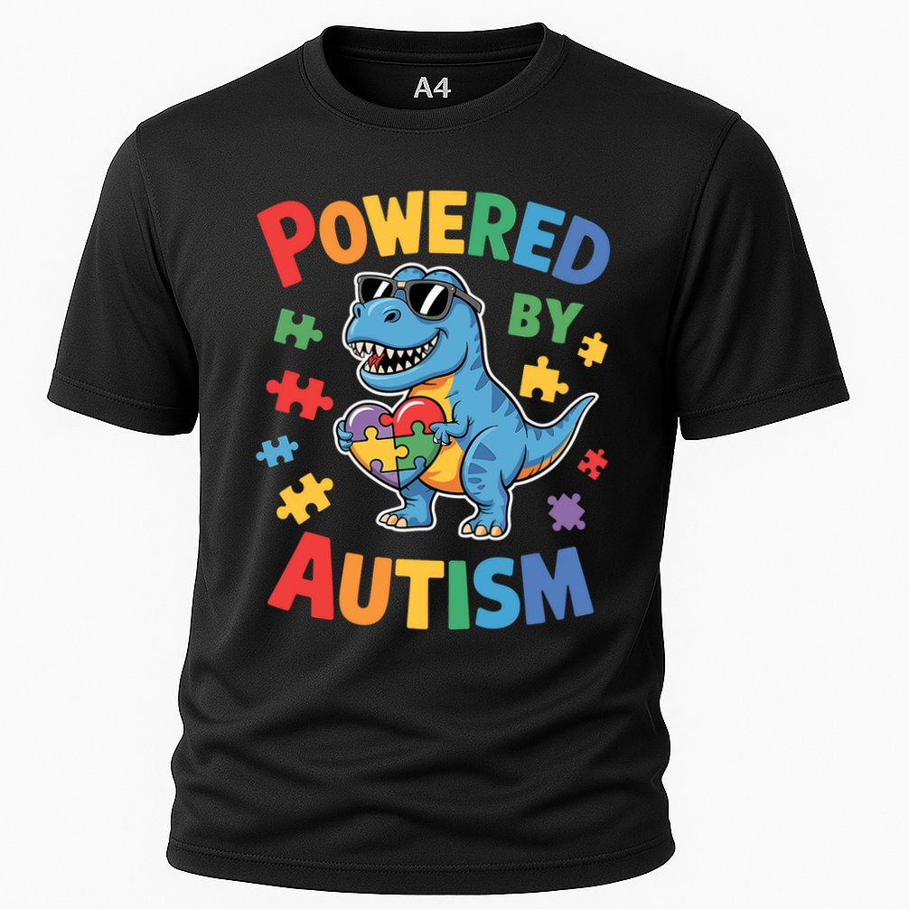 Powered By Autism For Autism Awareness Performance Shirt