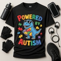 Powered By Autism For Autism Awareness Performance Shirt