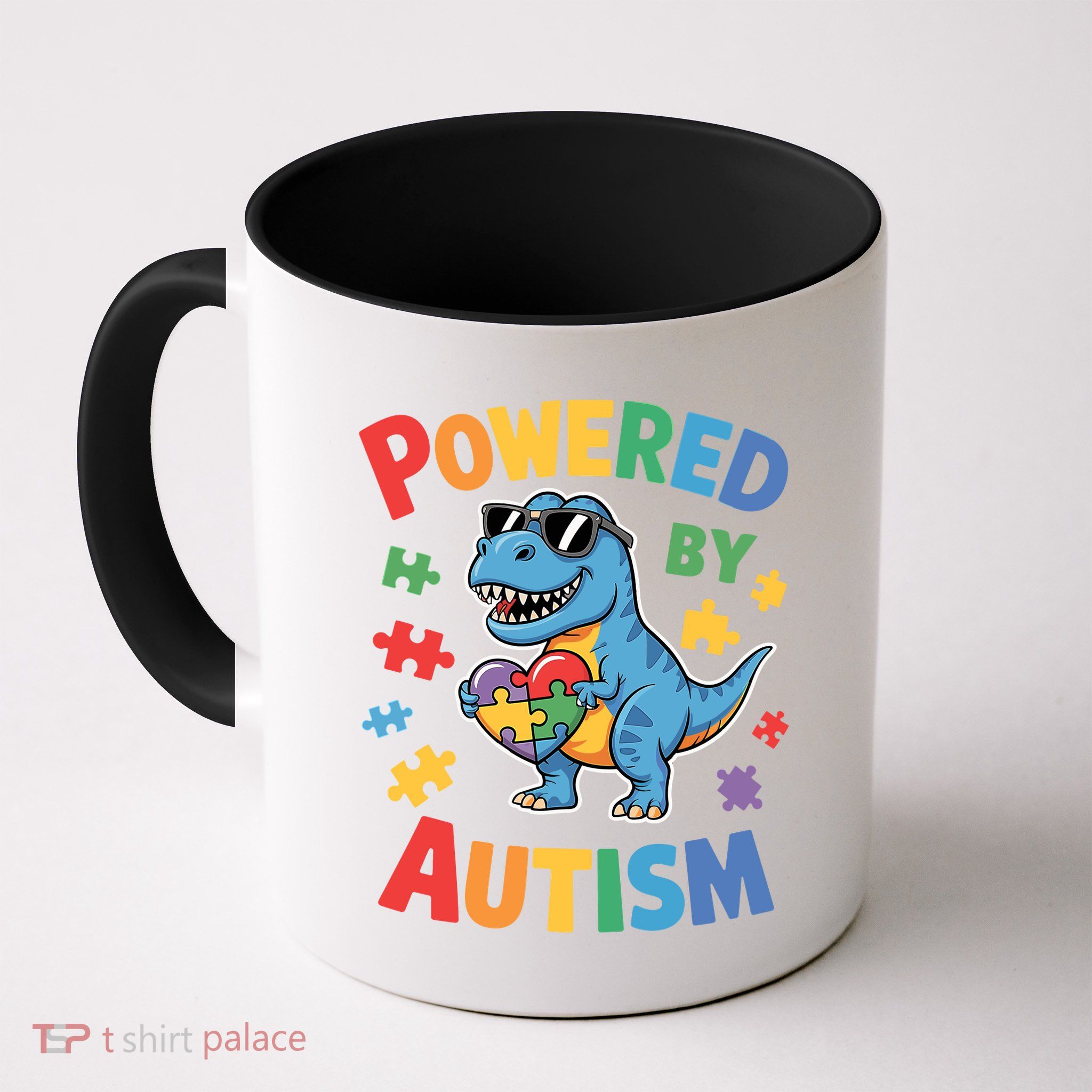 Powered By Autism For Autism Awareness Mug