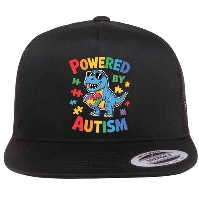 Powered By Autism For Autism Awareness Flatbill Hat