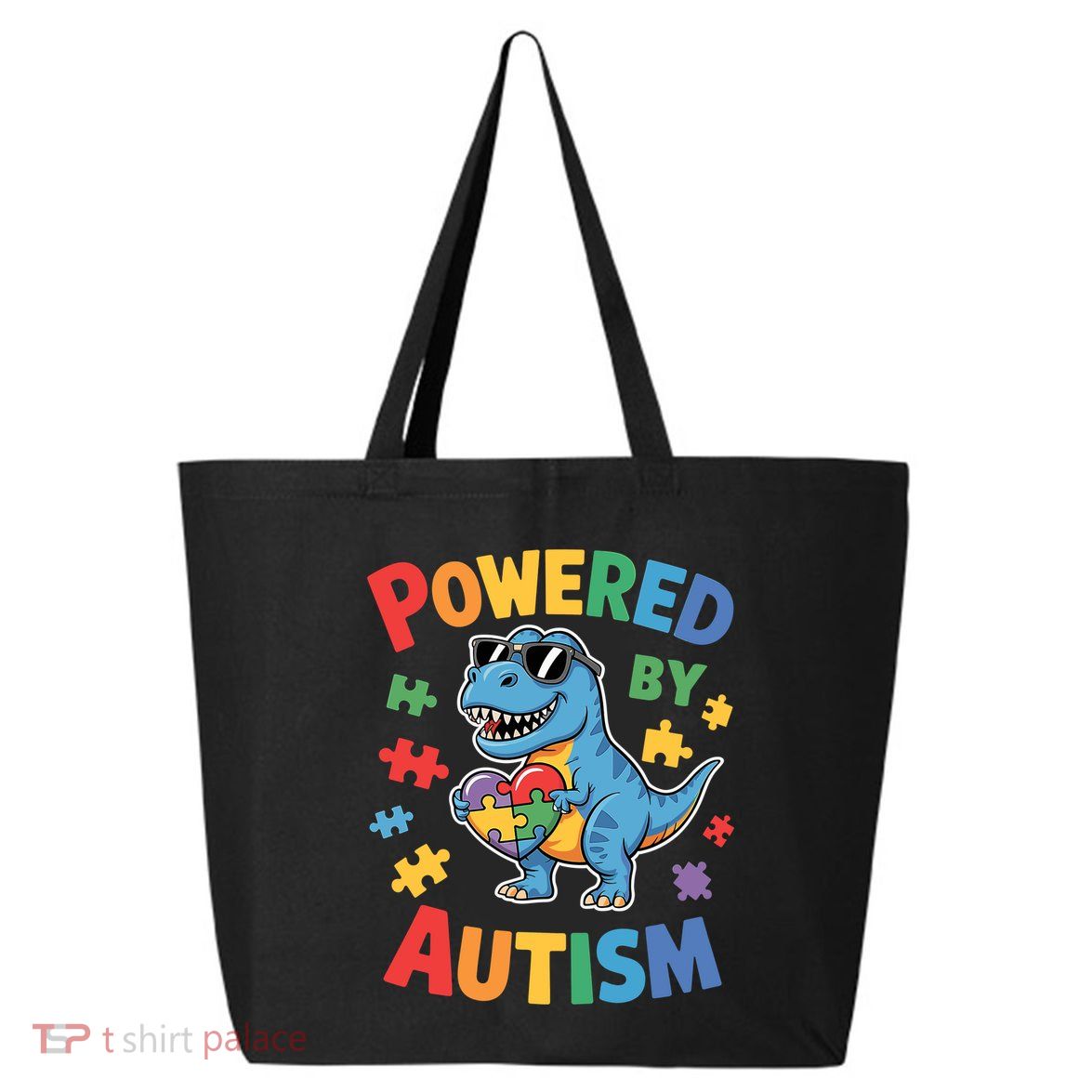 Powered By Autism For Autism Awareness 25L Jumbo Tote