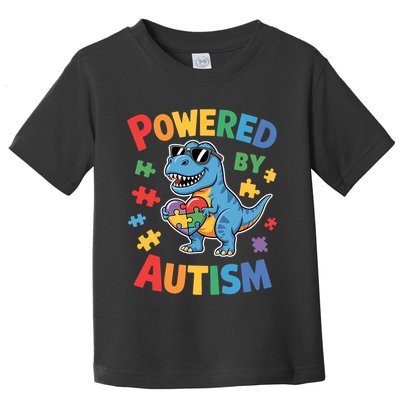 Powered By Autism For Autism Awareness Toddler T-Shirt