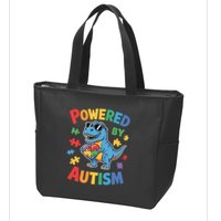 Powered By Autism For Autism Awareness Zip Tote Bag
