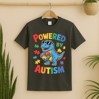 Powered By Autism For Autism Awareness T-Shirt