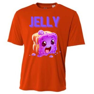 Peanut Butter And Jelly Matching Couple Best Friends Lover Gift Cooling Performance Crew T-Shirt