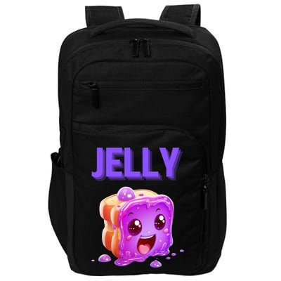 Peanut Butter And Jelly Matching Couple Best Friends Lover Gift Impact Tech Backpack