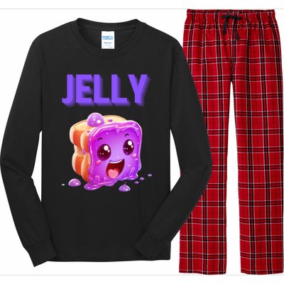 Peanut Butter And Jelly Matching Couple Best Friends Lover Gift Long Sleeve Pajama Set