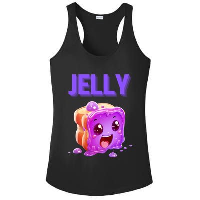 Peanut Butter And Jelly Matching Couple Best Friends Lover Gift Ladies PosiCharge Competitor Racerback Tank