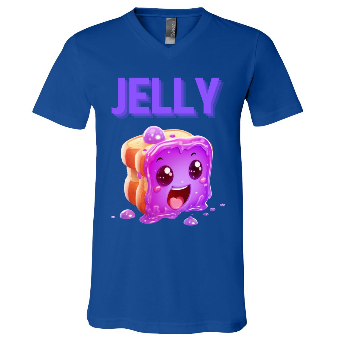 Peanut Butter And Jelly Matching Couple Best Friends Lover Gift V-Neck T-Shirt