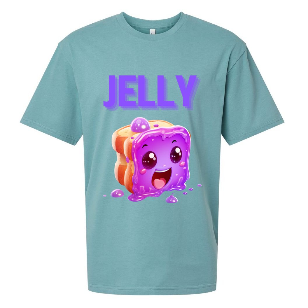 Peanut Butter And Jelly Matching Couple Best Friends Lover Gift Sueded Cloud Jersey T-Shirt