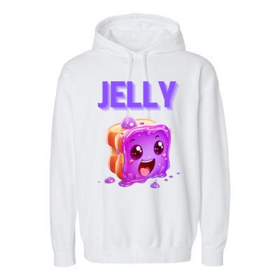 Peanut Butter And Jelly Matching Couple Best Friends Lover Gift Garment-Dyed Fleece Hoodie