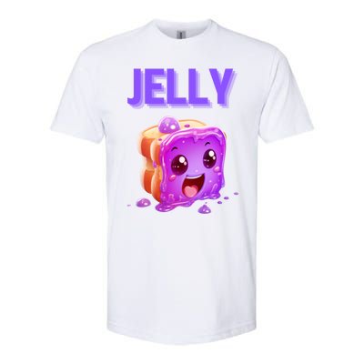 Peanut Butter And Jelly Matching Couple Best Friends Lover Gift Softstyle CVC T-Shirt