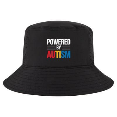 Powered By Autism For Autism Awareness Cool Comfort Performance Bucket Hat