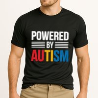 Powered By Autism For Autism Awareness Cooling Performance Crew T-Shirt