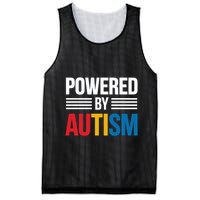 Powered By Autism For Autism Awareness Mesh Reversible Basketball Jersey Tank