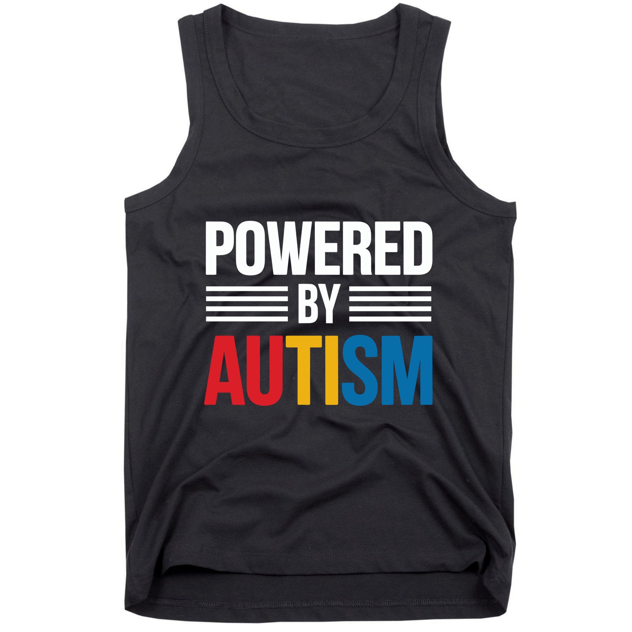 Powered By Autism For Autism Awareness Tank Top