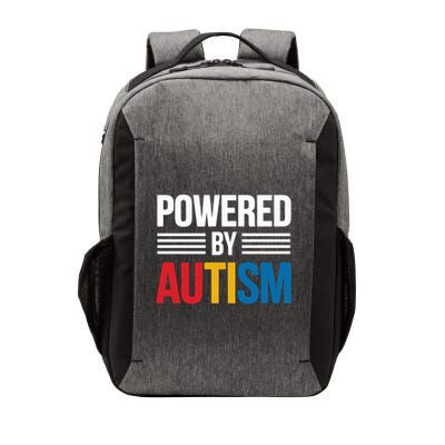 Powered By Autism For Autism Awareness Vector Backpack