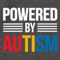 Powered By Autism For Autism Awareness Vector Backpack