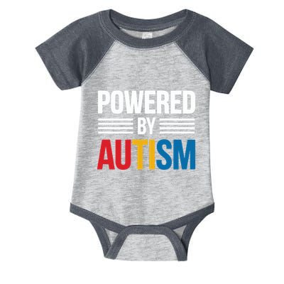 Powered By Autism For Autism Awareness Infant Baby Jersey Bodysuit