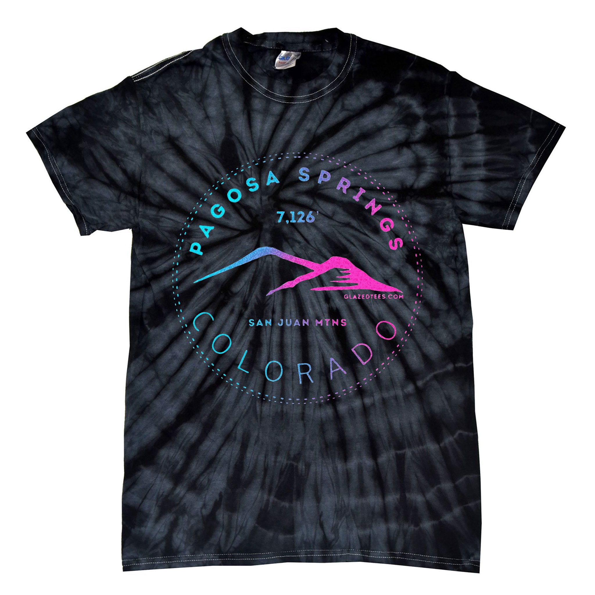 Papa Bear American Flag 4th Of July Fathers Day Gift Dad Tie-Dye T-Shirt