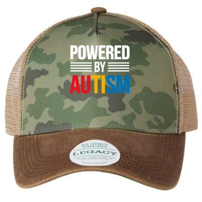 Powered By Autism For Autism Awareness Legacy Tie Dye Trucker Hat