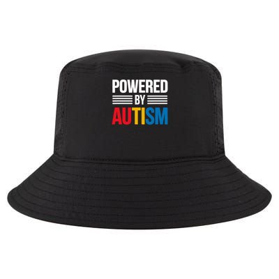 Powered By Autism For Autism Awareness Cool Comfort Performance Bucket Hat