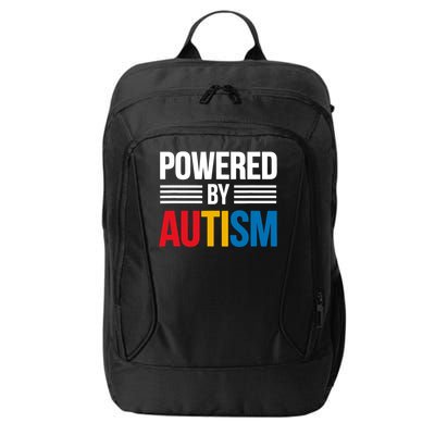 Powered By Autism For Autism Awareness City Backpack