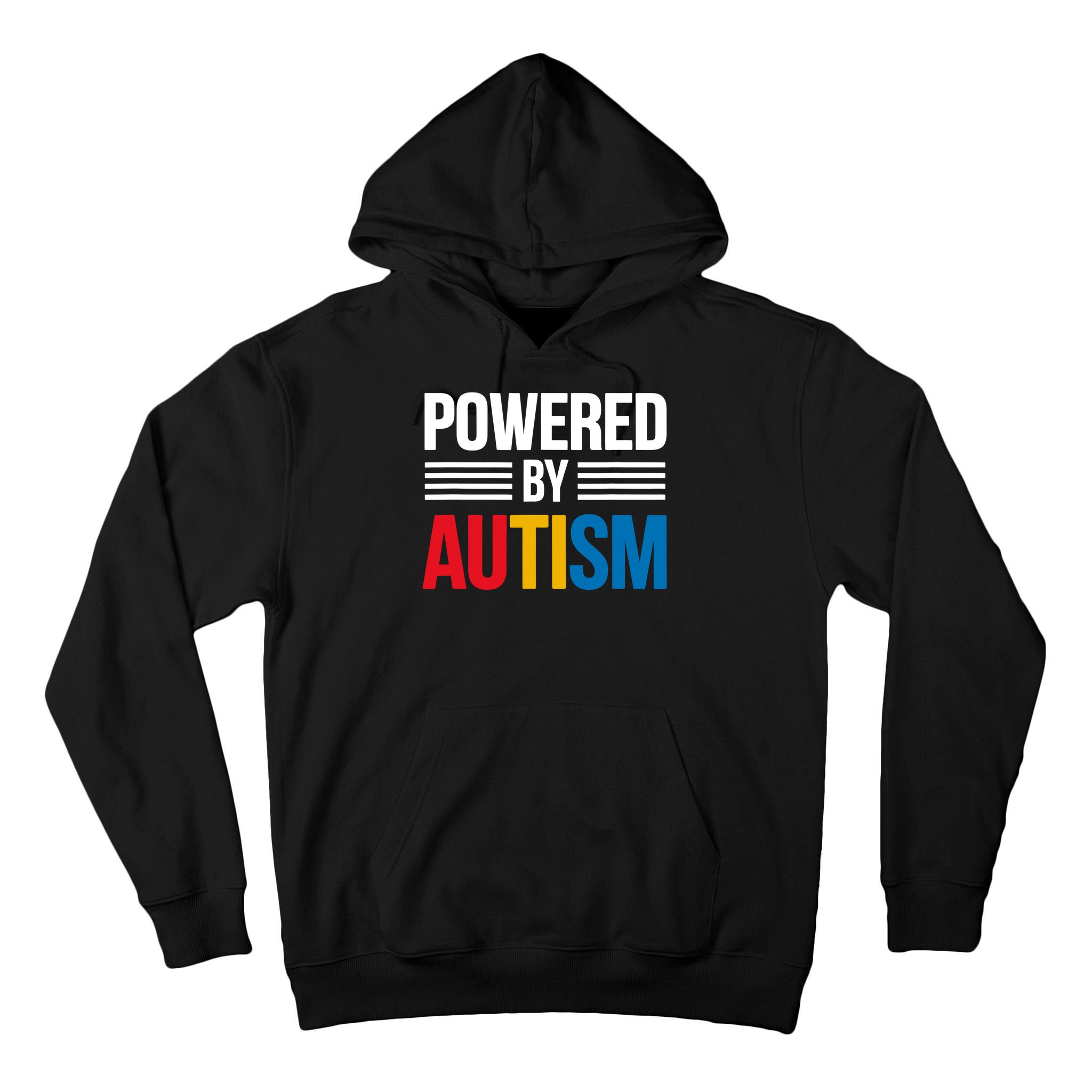 Powered By Autism For Autism Awareness Tall Hoodie